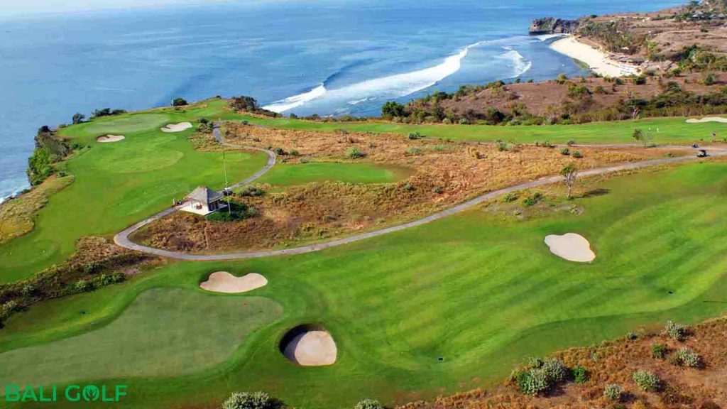 Handara Golf and Resort in Bedugul surrounded by misty mountain scenery